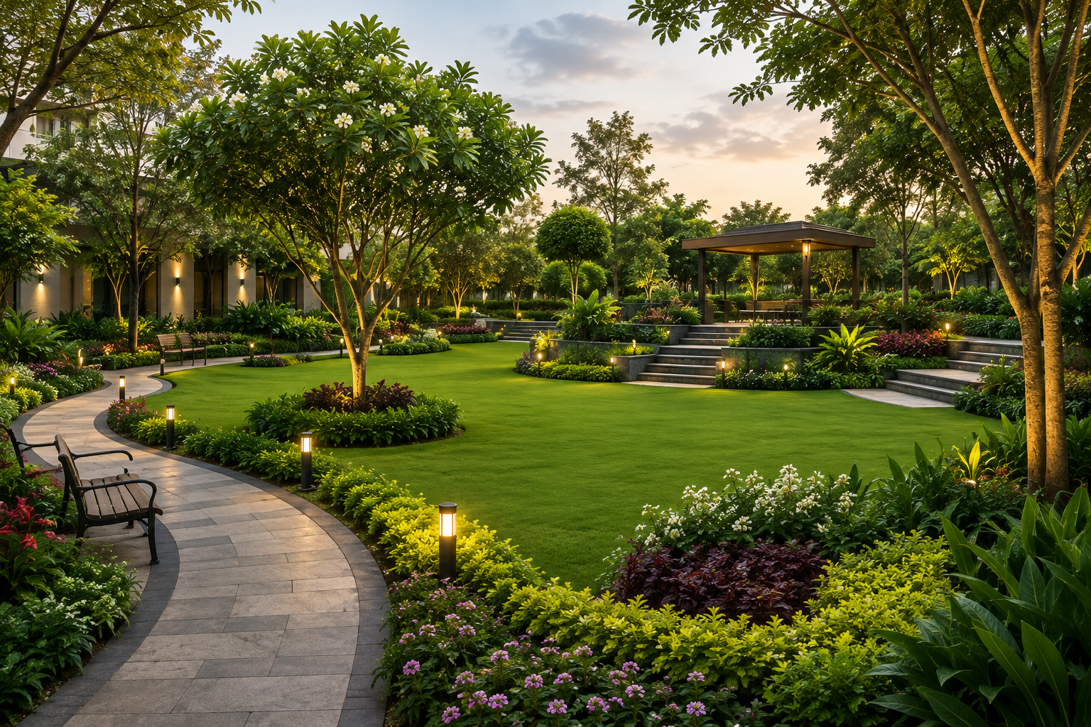 Landscaped Garden