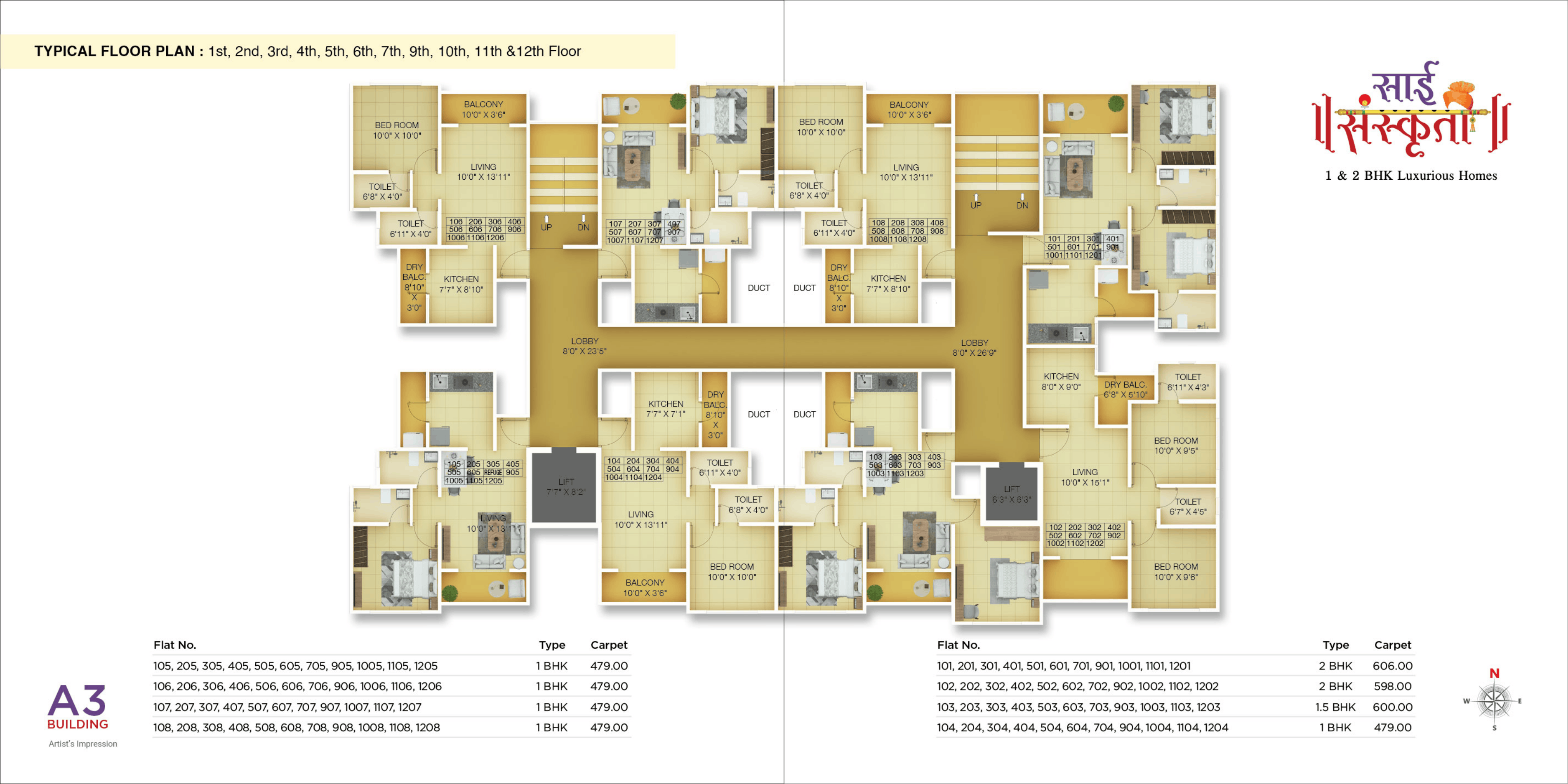 Sai Sanskruti Floor Plan